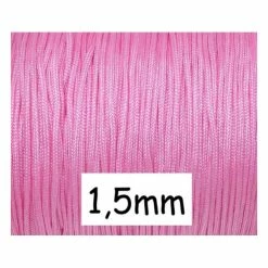 Grosses soldes 👏 La Cuisine Des Perles 10m Fil De Jade 1,5mm Rose Barbe À Papa - Idéal Noeud Coulissant ✨