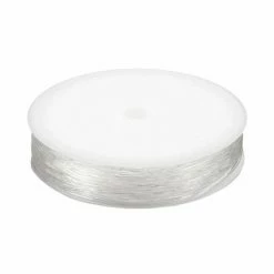 Meilleur prix 😀 Czech Beads Exclusive Fil élastique 1pc Transparent Invisible Élastique En Nylon Fil Ø0.8mm, Les Threads Et Les Lignes De, Tresser Des M 🔥