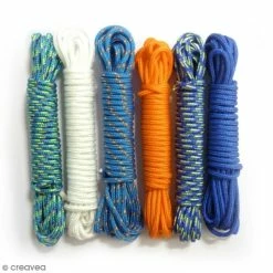 Tout neuf 🥰 Graine Créative Fil Paracord Fil Creacord - Ocean - 3 M X 2 Mm - 6 Pcs 👍