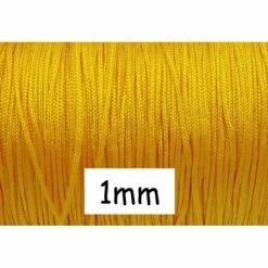 Bon marché ⌛ La Cuisine Des Perles 10m Fil De Jade 1mm De Couleur Jaune Bouton D'or Moutarde - Idéal Bracelet Wrap 💯