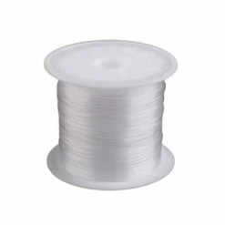 Meilleure vente ⭐ Czech Beads Exclusive Fil élastique 1 Pc Transparent Clair / Invisible Nylon Fil Ø0. 6mm, DIY Fils Et Lignes, Cordage Matériel, Perles ⌛