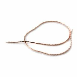 Le moins cher 💯 Fais-le Toi-même Fil Câblé Chaîne Serpentine 0,8 Mm Pour Miyuki Delica 11/0 Rose Gold X10 Cm ⭐