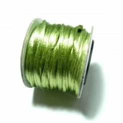Coupon 😉 Perlesmania H01A15 Lot 1 Rouleau De 10 Mètres Fil Nylon Pour Macramé 2mm Vert Clair 😍