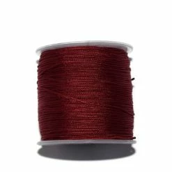 Bon marché 😍 Fais-le Toi-même Fil De Jade Fil Nylon Tressé 1 Mm Bordeaux X1 M ✨