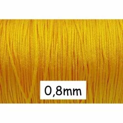 De gros 🎁 La Cuisine Des Perles 10m Fil De Jade 0,8mm De Couleur Jaune Bouton D'or Moutarde - Idéal Noeud Coulissant - Wrap - Shamb 🛒