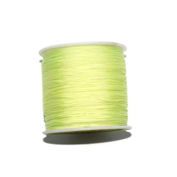 Acheter 😀 Fais-le Toi-même Fil De Jade Fil Nylon Tressé 0,8 Mm Vert Pastel X1 M ✨