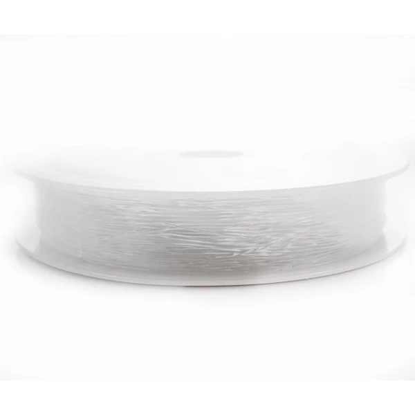 De gros ⌛ Czech Beads Exclusive Fil élastique Bobine De 15m De Cristal Fil Élastique Perles Forte Corde De Cordon De Ligne De Pêche, Fil De Gros P 🥰